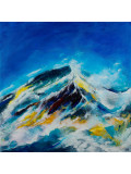 Helena Monniello, Grand bleu, painting - Artalistic online contemporary art buying and selling gallery