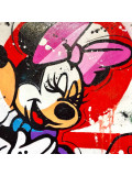 Contemporary Art - Mixed media on canvas - Minnie, Louis Vuitton style -  Patrick Cornée