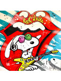 Patrick Cornée, Snoopy likes Rolling Stones, painting - Artalistic online contemporary art buying and selling gallery
