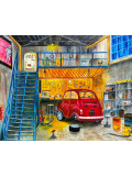 Pikturals, le vieux garage, painting - Artalistic online contemporary art buying and selling gallery