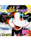 Patrick Cornée, Mickey likes Vodka a lot, painting - Artalistic online contemporary art buying and selling gallery