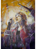 Victoria Bordier, Mick Jagger, painting - Artalistic online contemporary art buying and selling gallery