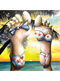 Patrick Cornée, We're very happy in the tropics, painting - Artalistic online contemporary art buying and selling gallery