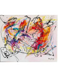 Âme Sauvage, Le dauphin bleu, painting - Artalistic online contemporary art buying and selling gallery