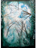 Anne Robin, A travers le givre, painting - Artalistic online contemporary art buying and selling gallery