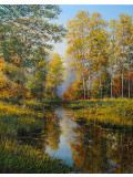 Oleg Riabchuk, When summer meets Autumn, painting - Artalistic online contemporary art buying and selling gallery