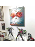 Patrick Cornée, danseuse habillée en robe Hermès, painting - Artalistic online contemporary art buying and selling gallery