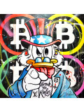 Patrick Cornée, Uncle scrooge, painting - Artalistic online contemporary art buying and selling gallery