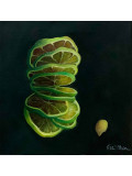 France Mondello, Tranches de citron, painting - Artalistic online contemporary art buying and selling gallery