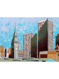 Federico Cortese, Little view of San Francisco, painting - Artalistic online contemporary art buying and selling gallery