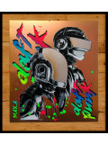 Max Andriot, Daft Punk, painting - Artalistic online contemporary art buying and selling gallery