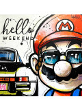 Patrick Cornée, Weekend de super Mario, painting - Artalistic online contemporary art buying and selling gallery