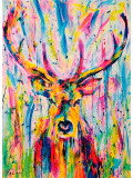 Joaquim Falco, Reindeer, painting - Artalistic online contemporary art buying and selling gallery
