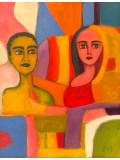 Evy SBK, Together, painting - Artalistic online contemporary art buying and selling gallery