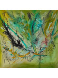 Âme Sauvage, La plume, painting - Artalistic online contemporary art buying and selling gallery