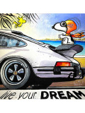 Patrick Cornée, Snoopy vit son rêve, painting - Artalistic online contemporary art buying and selling gallery