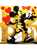 Patrick Cornée, Mickey hopes for love, painting - Artalistic online contemporary art buying and selling gallery