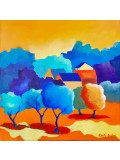 Patrick Brière, Champ joyeux, painting - Artalistic online contemporary art buying and selling gallery