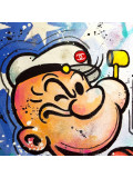 Patrick Cornée, Popeye likes pop art and Campbell's soup, painting - Artalistic online contemporary art buying and selling gallery