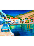 Pascal Poutchnine, Kastellorizo, painting - Artalistic online contemporary art buying and selling gallery