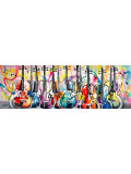 Patrick Cornée, Happy pop violins, painting - Artalistic online contemporary art buying and selling gallery
