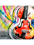 Patrick Cornée, Happy pop violins, painting - Artalistic online contemporary art buying and selling gallery