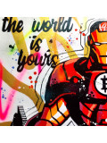 Patrick Cornée, Iron Man in Dubai, painting - Artalistic online contemporary art buying and selling gallery