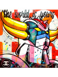 Patrick Cornée, My name is Goldorak, painting - Artalistic online contemporary art buying and selling gallery