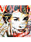 Patrick Cornée, Audrey Hepburn, painting - Artalistic online contemporary art buying and selling gallery