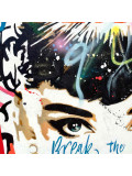 Patrick Cornée, Audrey Hepburn, painting - Artalistic online contemporary art buying and selling gallery