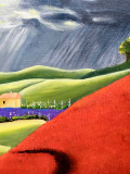Françoise Augustine, Août, painting - Artalistic online contemporary art buying and selling gallery
