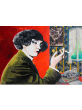 R.Cavalié, Colette, painting - Artalistic online contemporary art buying and selling gallery