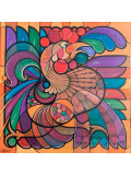 Annemarie Laffont, Cocorico, painting - Artalistic online contemporary art buying and selling gallery