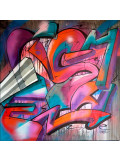 Saname, Trace n°2425, painting - Artalistic online contemporary art buying and selling gallery