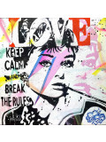 Patrick Cornée, Audrey Hepburn, painting - Artalistic online contemporary art buying and selling gallery