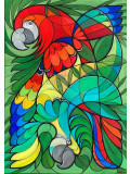 Annemarie Laffont, Ara mix, painting - Artalistic online contemporary art buying and selling gallery