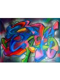 Saname, Trace n°2427, painting - Artalistic online contemporary art buying and selling gallery