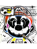 Patrick Cornée, Super Mario pop Dior, painting - Artalistic online contemporary art buying and selling gallery