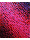 Jonathan Pradillon, Diagonale rose rouge, painting - Artalistic online contemporary art buying and selling gallery