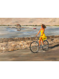 Marie-Laure Souq, Une escapade à Saint-Cado, painting - Artalistic online contemporary art buying and selling gallery