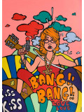 Ewen Gur, The Rock'n'Roll Girl #3, painting - Artalistic online contemporary art buying and selling gallery
