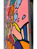 Ewen Gur, The Rock'n'Roll Girl #3, painting - Artalistic online contemporary art buying and selling gallery