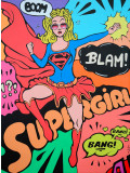 Ewen Gur, Supergirl, painting - Artalistic online contemporary art buying and selling gallery