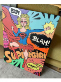 Ewen Gur, Supergirl, painting - Artalistic online contemporary art buying and selling gallery