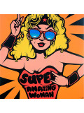 Ewen Gur, Super Amazing Woman, painting - Artalistic online contemporary art buying and selling gallery