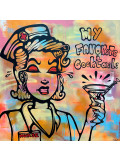 Ewen Gur, My Favorite Cocktail, painting - Artalistic online contemporary art buying and selling gallery
