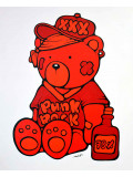 Ewen Gur, Max the Teddybär ♯16, painting - Artalistic online contemporary art buying and selling gallery