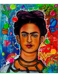 Priscilla Vettese, Icon Frida K, painting - Artalistic online contemporary art buying and selling gallery