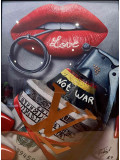 Vanessa Fodera, Not war LV, painting - Artalistic online contemporary art buying and selling gallery