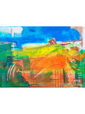 A-Wibaa, Umbria Landscape, painting - Artalistic online contemporary art buying and selling gallery